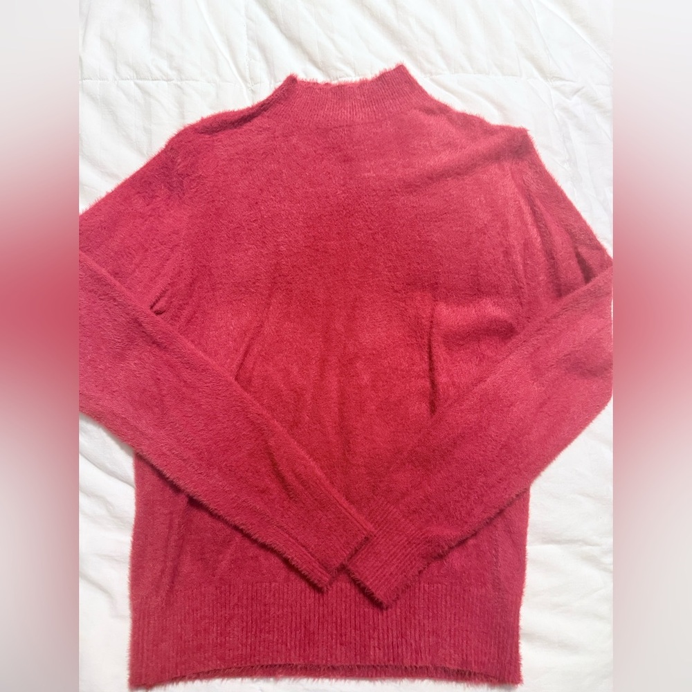 NWOT - SHEIN Vibrant Red Turtleneck Sweater - Small